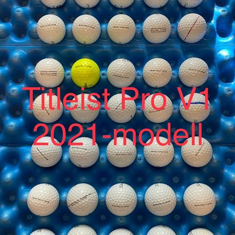 Titleist ProV1 golfballer 50stk (2021-modell)
