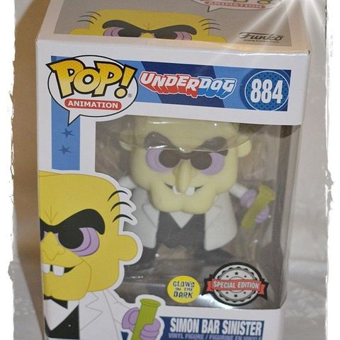 ~~~ Funko Pop figurer "Animation Underdog (Glow-In-The-Dark)" ~~~