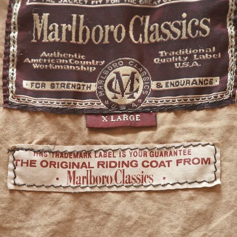 Original Marlboro Classics frakk, strøken.