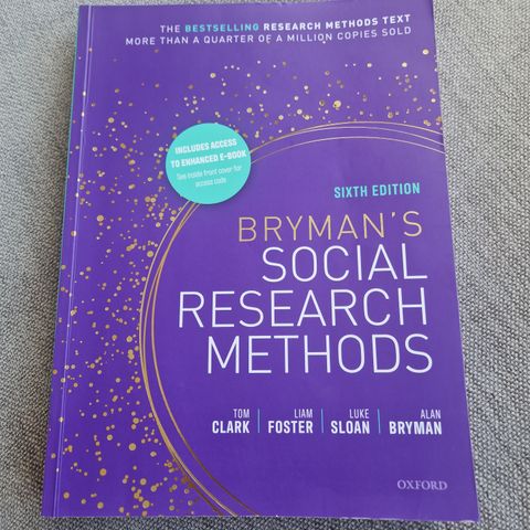 Bryman's social research methods 6th