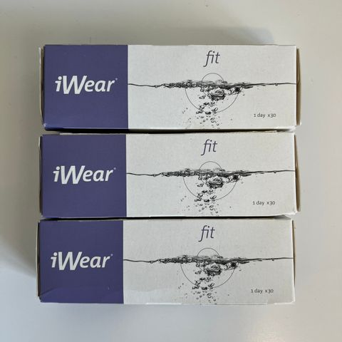 Endagslinser iWear fit (styrke -7,00)