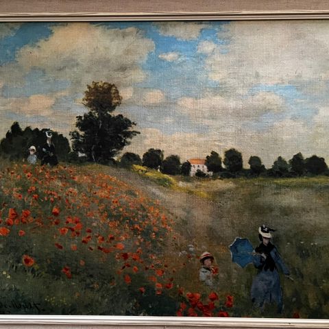 Claude Monet maleri (reproduksjon på lerret)