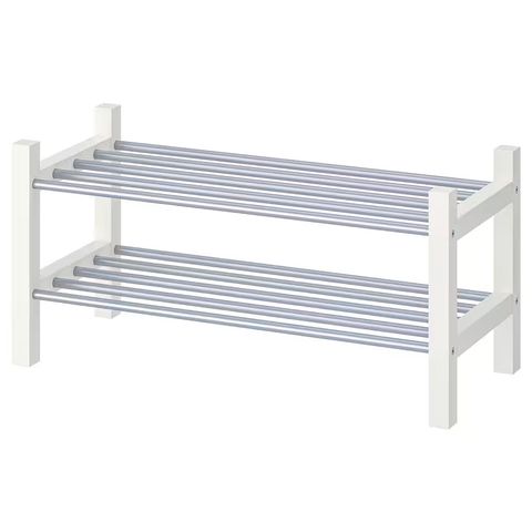 IKEA TJUSIG Skohylle, hvit, 79x32x37 cm