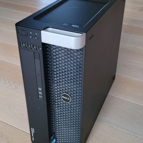 Dell Precision T5600 Workstation. Kraftig kvalitetsmaskin.