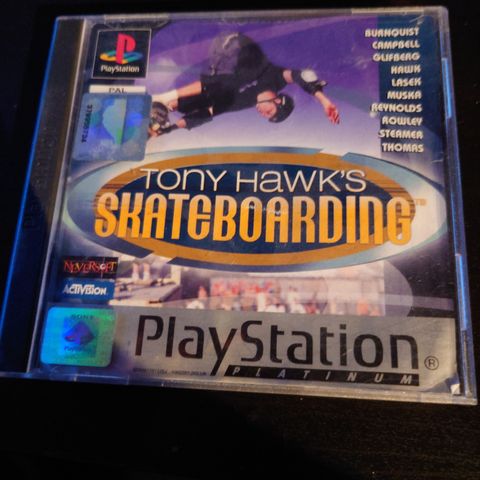 TONY HAWK SKATEBOARDING PLAYSTATION 1