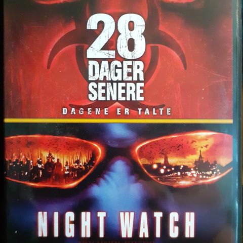 28 dager senere/ Night Watch, norsk tekst, DVDx2