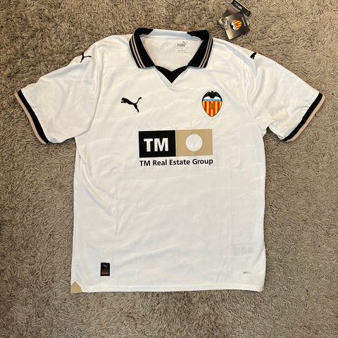 AUTENTISK VALENCIA HJEMMEDRAKT 2023/24 FOTBALLDRAKT VALENCIA CF NY MED TAGS!