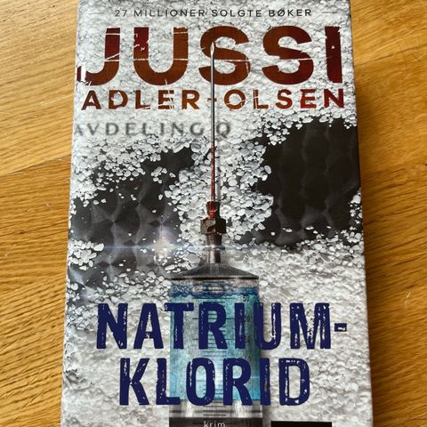 Natriumklorid Jussi Adler-Olsen Hardcover