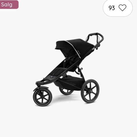 Thule urban glide 2 black ønskes kjøpt