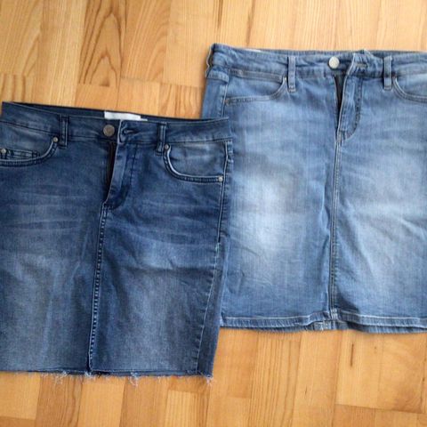 2 fine jeans miniskjørts str. S, fra soyaconcept og InWear