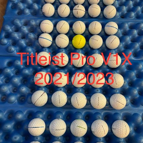 Titleist ProV1X 2021/2023 golfballer 50stk