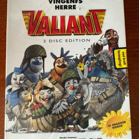 Valiant DVD 🚨FORSEGLET!!