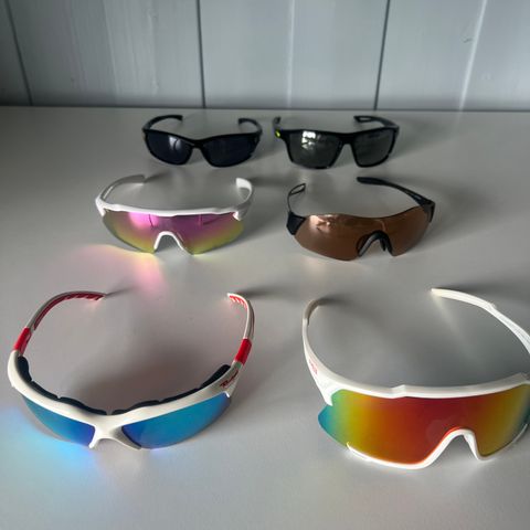 Billige solbriller fra Nike, Swisseye, Raske briller med fler