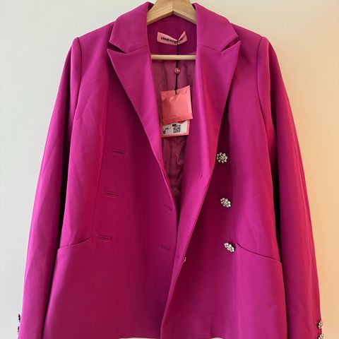 Costumemade blazer i rosa str M