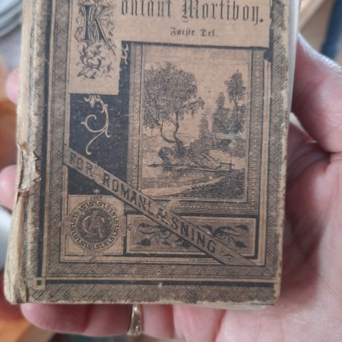 Antikk liten bok fra 1880