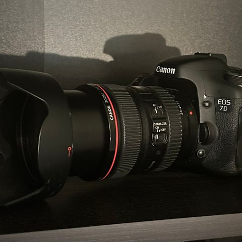 Canon EOS 7D med Zoom linse