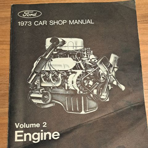 Ford 1973 Car shop manual vol 1 og 2