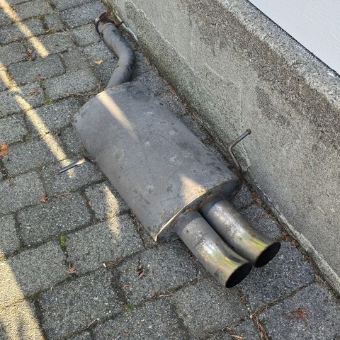 E46 dual pipe eksos