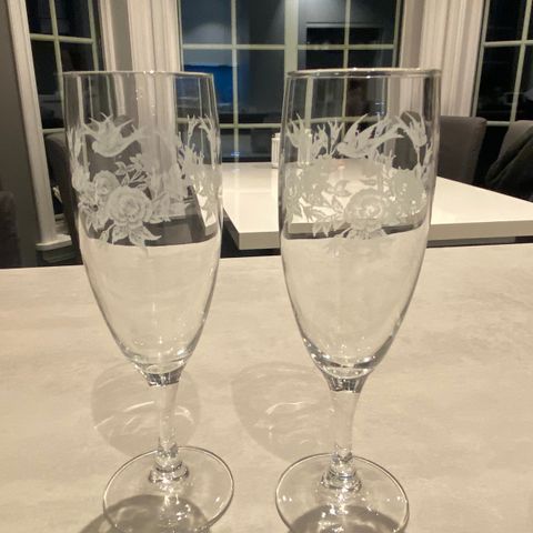 Hvitvin/champagneglass