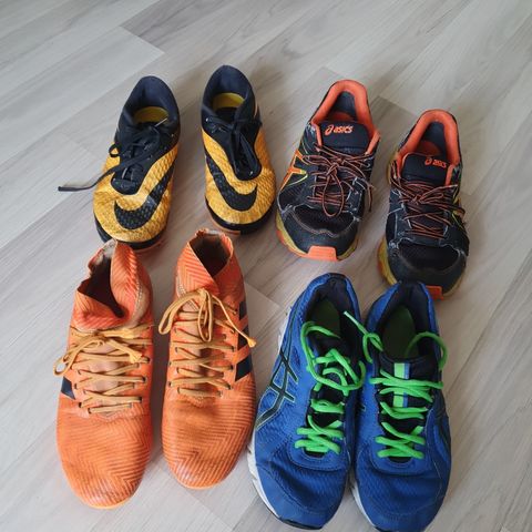 Asics nike adidas