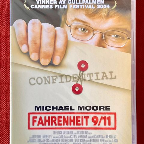 NY! Michael More: Fahrenheit 9/11 - Norsk tekst - Vinner av Gullpalmen (2 DVD).