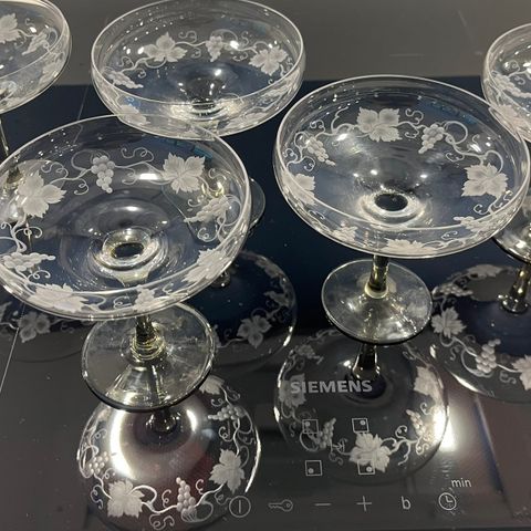 Vintage champagneglass