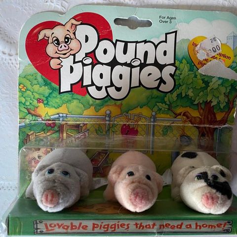 Retro leker - Pound piggies fra 90-tallet