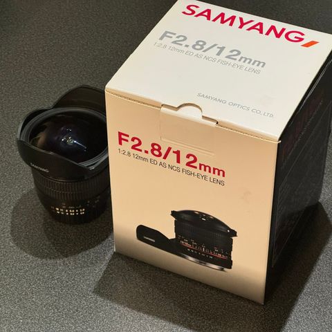 Samyang 12mm F2.8 til Nikon full frame F-mount