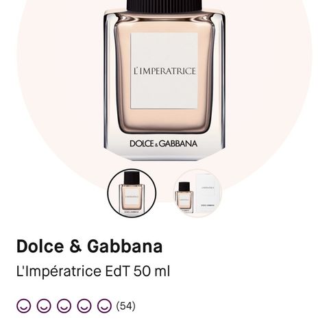 Dolce and Gabbana L’IMPERATRICE