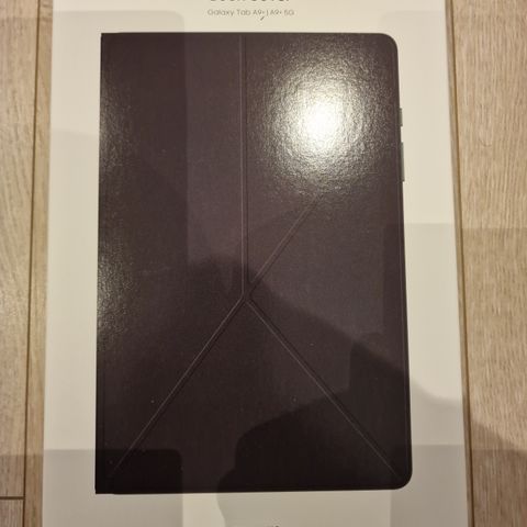 Samsung Galaxy Tab A9+ book cover, bokomslag i svart