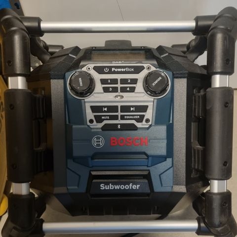 Bosch GPB 18v-5 SC Byggradio - Dab - Blåtann - Forgrener - AUX som ny