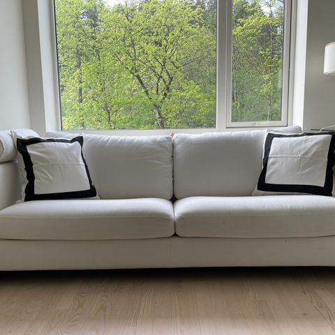 Superfin hvit sofa