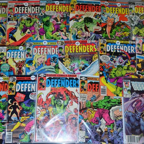 DEFENDERS (Marvel) 70-tallet og nyere.  + Death's Head, Dr. Who etc.