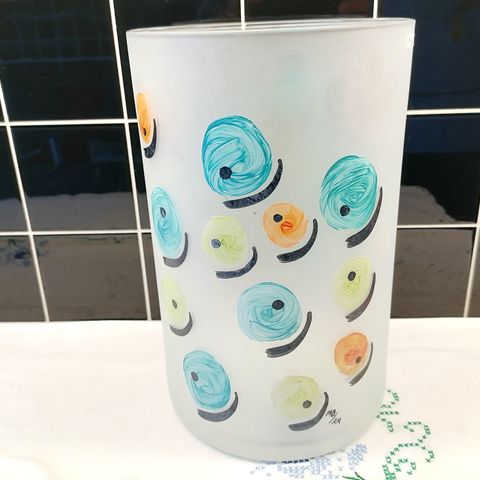 Kosta Boda "Candy" - stor vase (27,5 cm høy)
