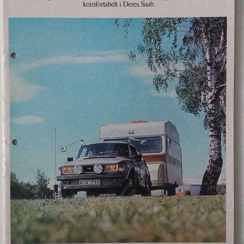 1978 SAAB TILBEHØR -brosjyre. (NORSK)