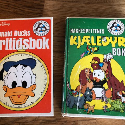 Retro Walt Disney Hakkespett bøker - 1976 og 1977