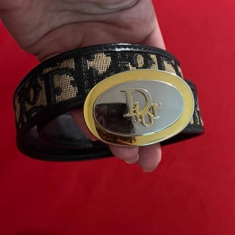 Dior belt vintage monogram size 70-80cm.