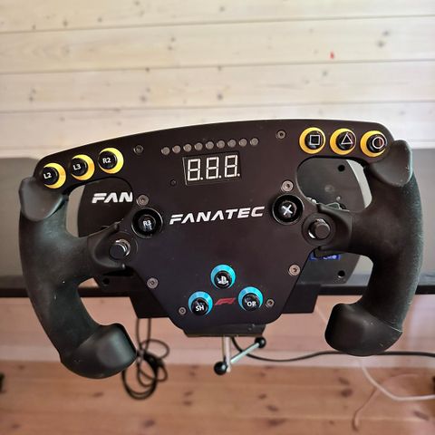 Fanatec CSL Elite med Club Sport F1 ratt PC/PS4/PS5