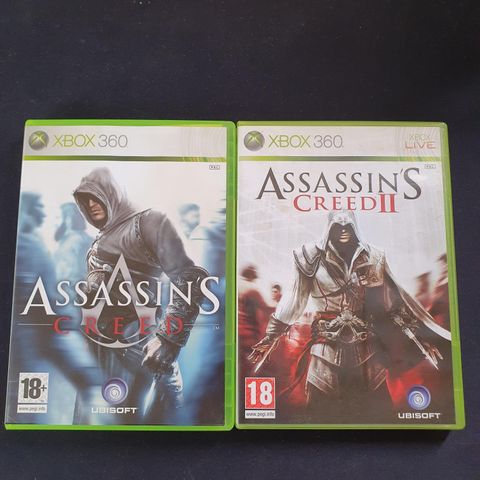 Assassin's Creed 1 + 2 til Xbox360