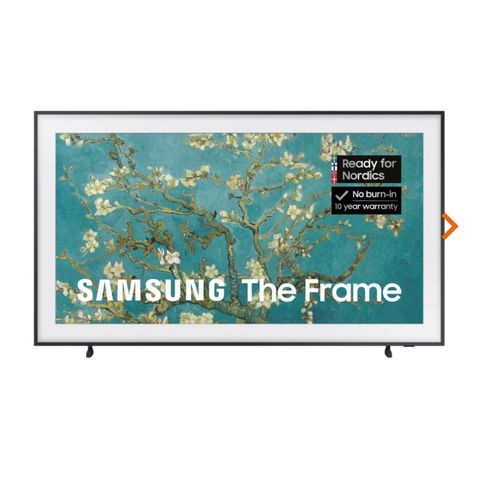 Ny uåpnet Samsung The Frame 65" 4K 120 Hz QLED TV Kalibrert.