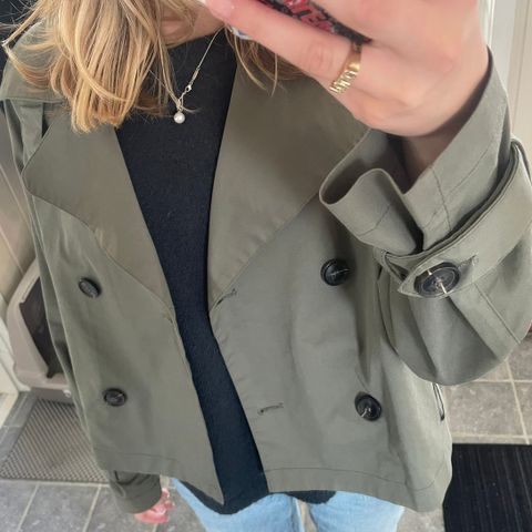 Kort trench coat