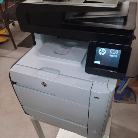 HP kopimaskin og scanner