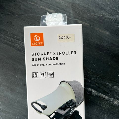 NY Stokke strikker sun shade solskjerming