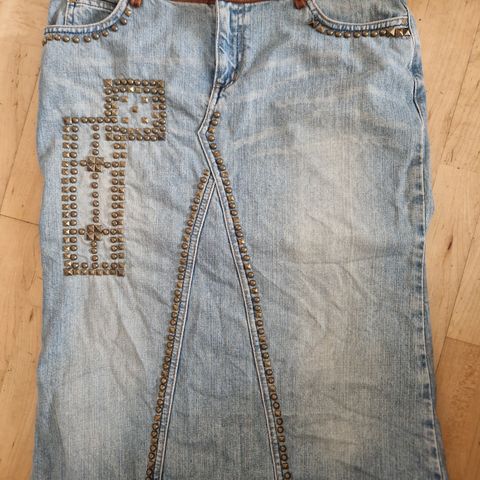 Karen Miller jeans skjørt str 40