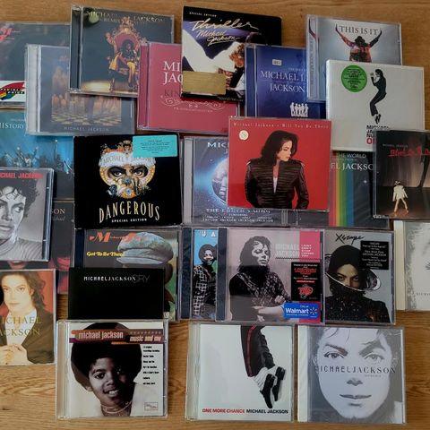 Michael Jackson Masse CD'er! 28 stk!