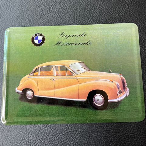 BMW, Volkswagen. Små Metall Skilt 10 X 14,5 cm