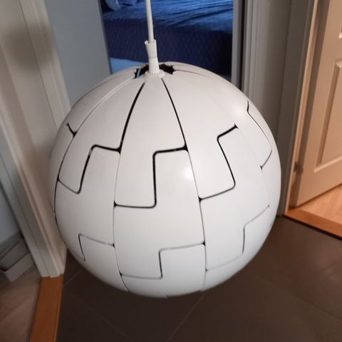 IKEA PS 2014
Taklampe, hvit/sølvfarget, 35 cm