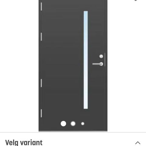 Fjell 07 Ytterdør selges komplett. NY PRIS