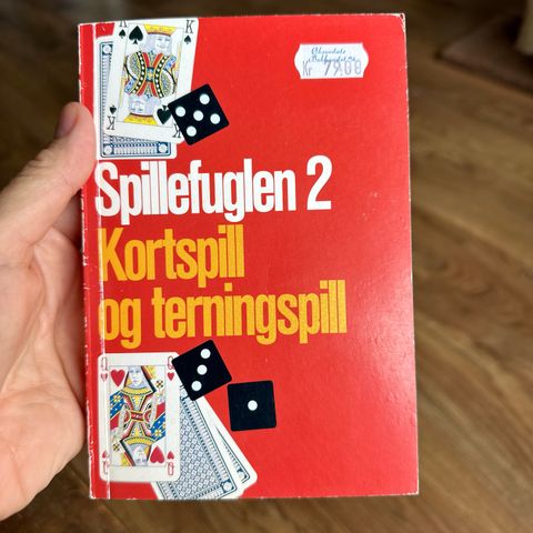 Bok «SPILLEFUGLEN 2 kortspill og terningspill»