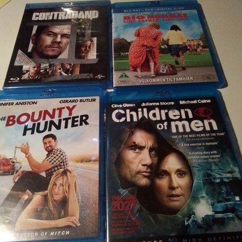 Bounty Hunter-  Contraband- Big Mommas - End of Watch- Hail Caesar- Priest